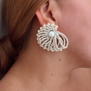 Caracola Earrings - Silver