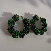 Adara Hoops - Green