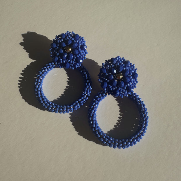 3-in-1 Earrings - Blue