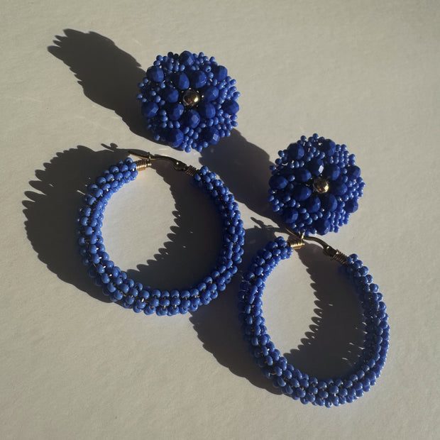 3-in-1 Earrings - Blue