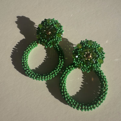 3-in-1 Earrings - Green