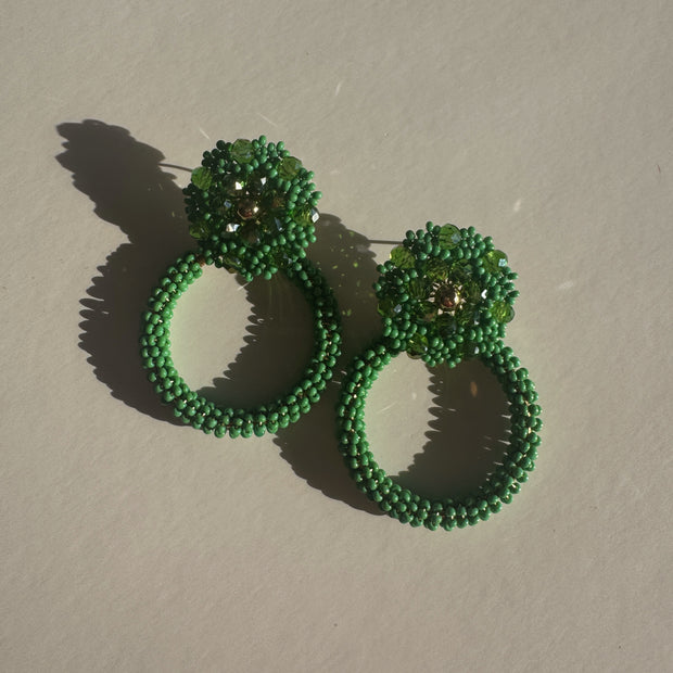 3-in-1 Earrings - Green