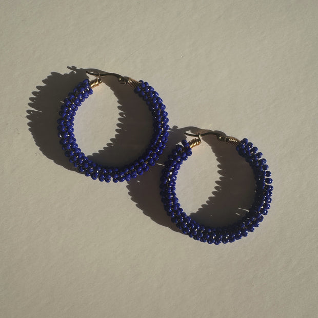 3-in-1 Earrings - Royal Blue