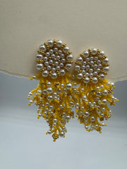 Elena Earrings - Yellow