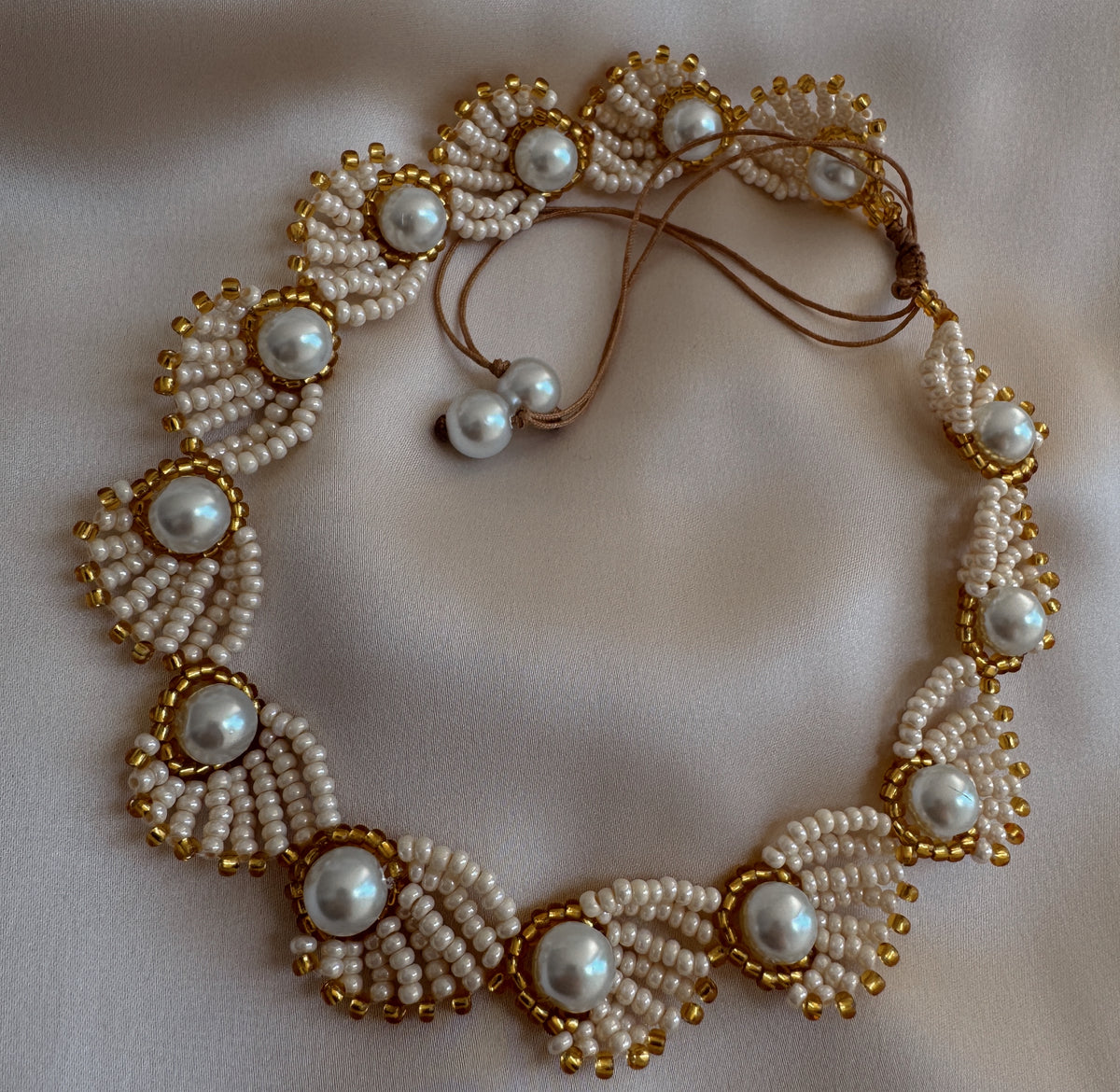 Pearl Conch Shell Necklace