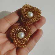 Knot earrings - Gold