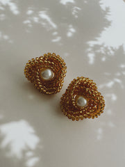 Knot earrings - Gold