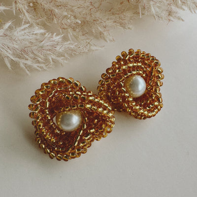 Knot earrings - Gold