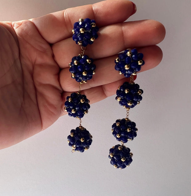 Annette Earrings - Blue