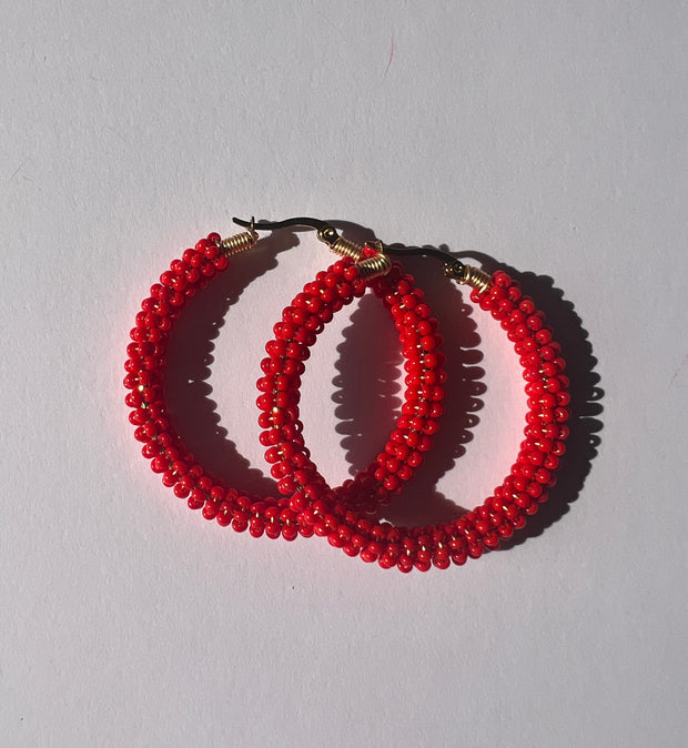 Colorful Hoops - Red