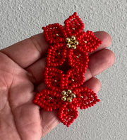 Dalia Earrings - Red