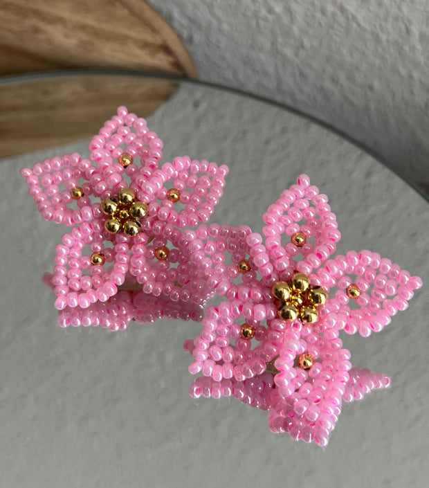 Dalia Earrings - Pink