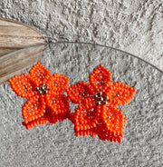 Dalia Earrings - Orange