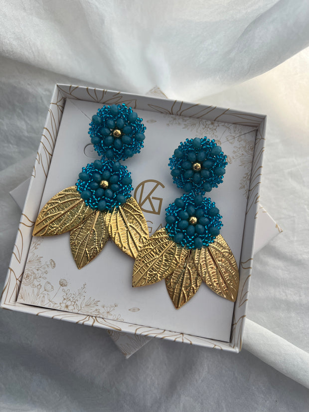 Camelia Earrings - Sky Blue lo