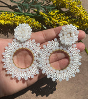 Matilde Earrings - White