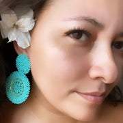 Mandalas Earrings - Turquoise