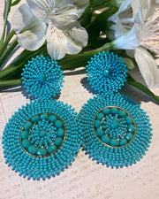 Mandalas Earrings - Turquoise