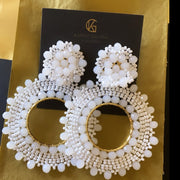 Matilde Earrings - White