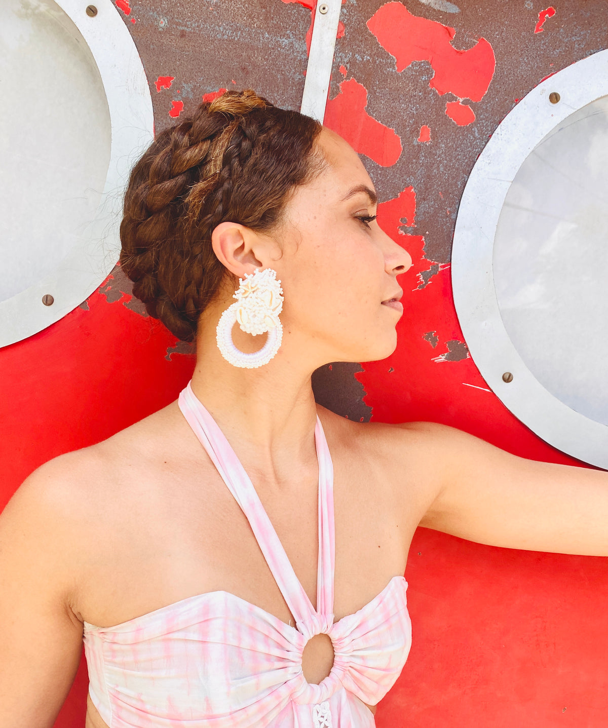 Mar Earrings - Red