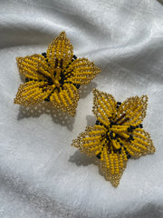 Alicia Earrings - Yellow & Gold