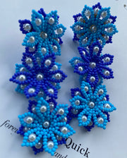 Lorena Earrings - Blue