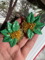 Amalia Earrings - Green