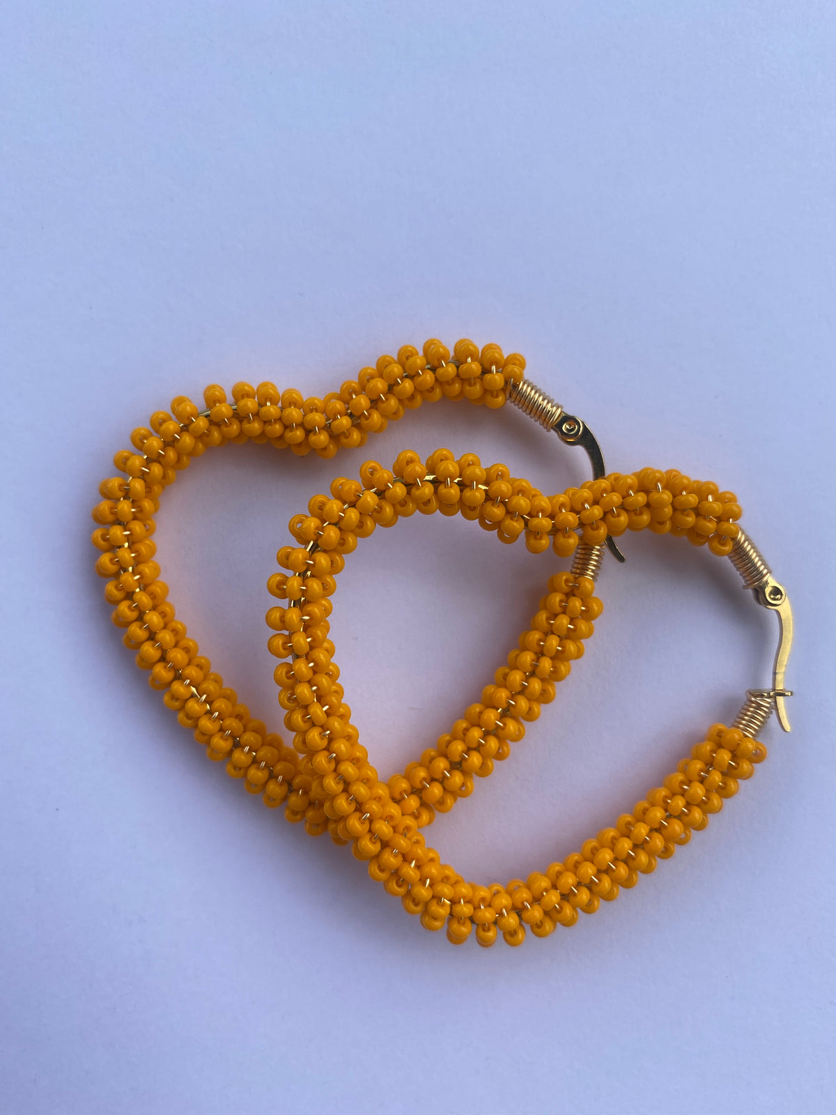 Confetti Heart Hoops
