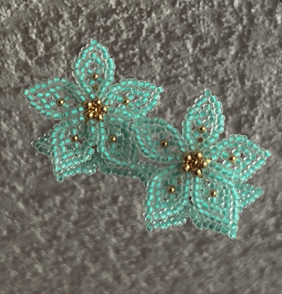 Dalia Earrings - Mint