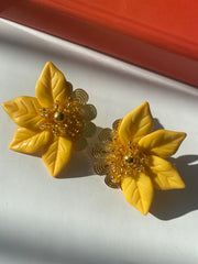 Amalia Earrings - Yellow