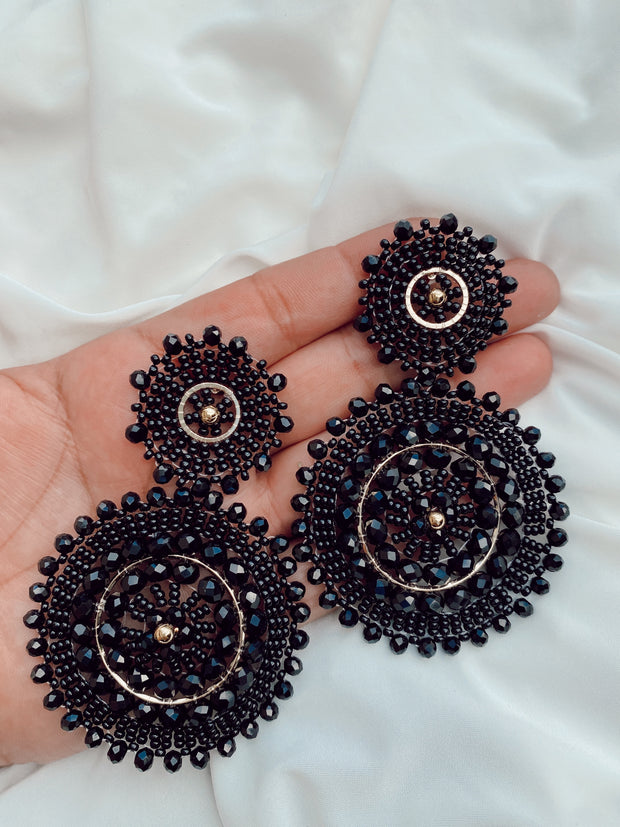 Mandalas Earrings - Black