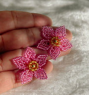 Mini Dalia Earrings - Pink