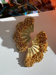 Fan Earrings -Gold