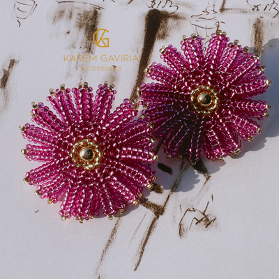 Margarita Earrings - Magenta