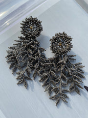 Leandra Earrings - Gray