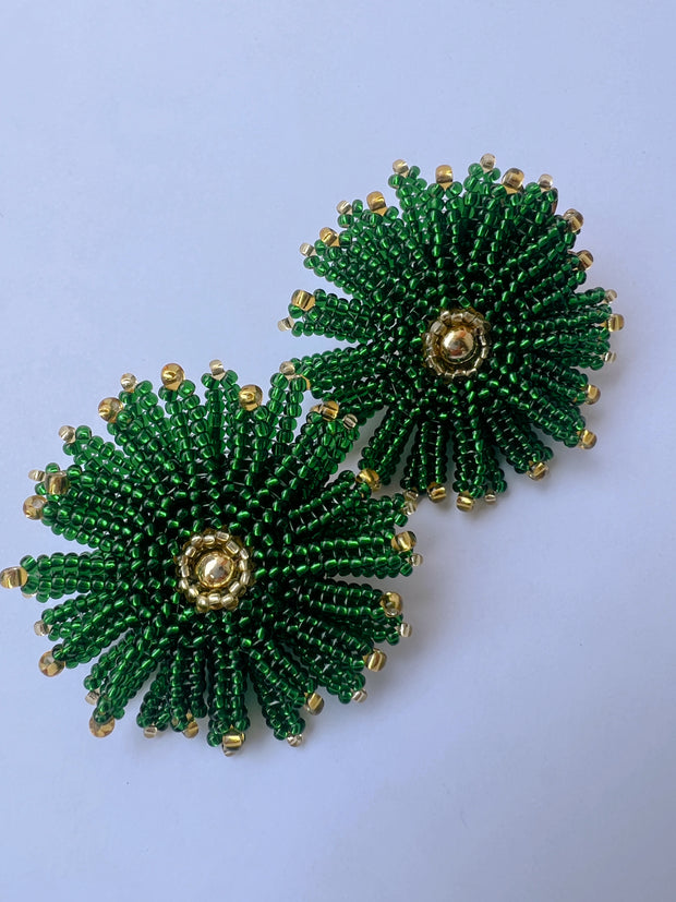 Margarita Earrings - Esmerald Green