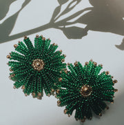 Margarita Earrings - Esmerald Green