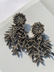 Leandra Earrings - Gray