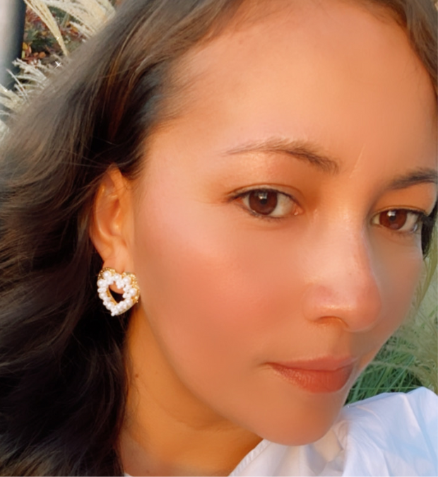 Love Pearl Earrings