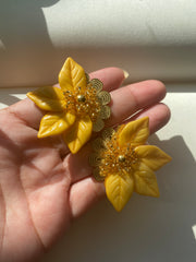 Amalia Earrings - Yellow