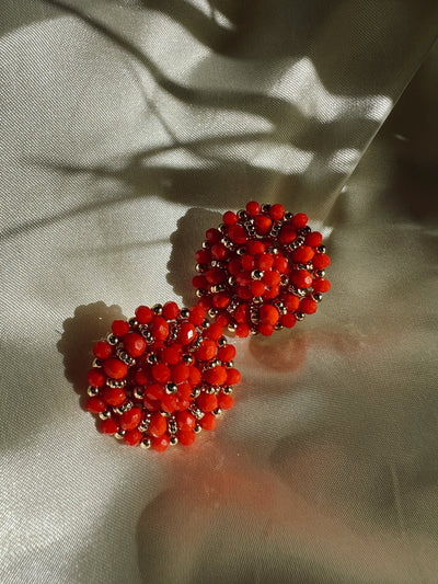 Bella Studs - Red