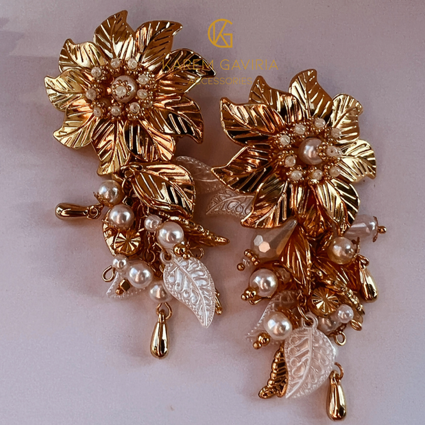 Violeta Earrings - Gold