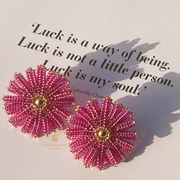 Margarita Earrings - Magenta