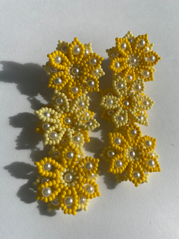 Lorena Earrings - Yellow