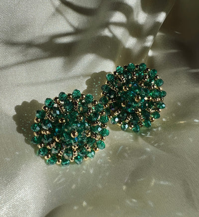 Bella Studs - Green