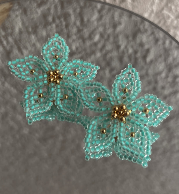 Dalia Earrings - Mint